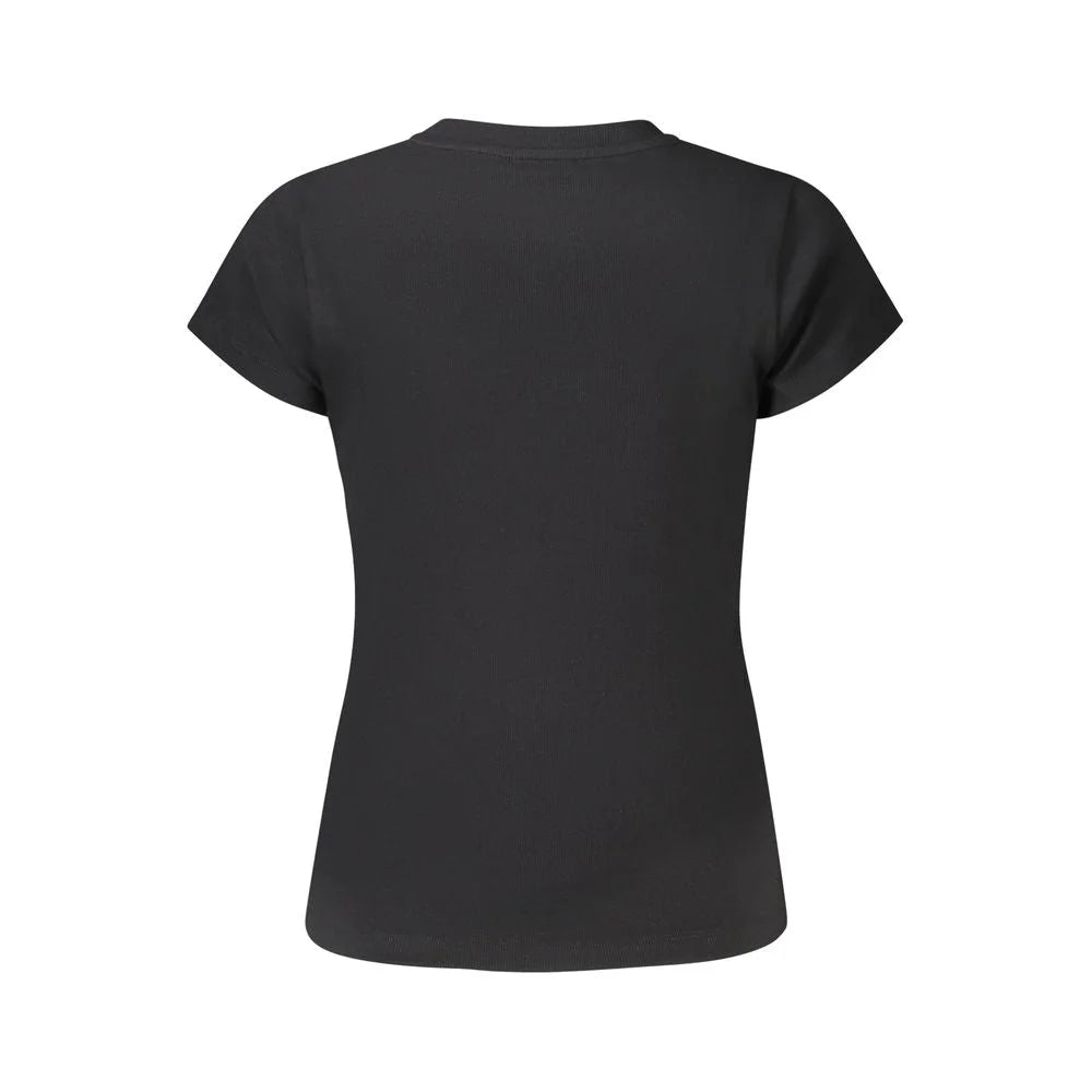 Pepe Jeans Black Cotton Women T-Shirt - XS