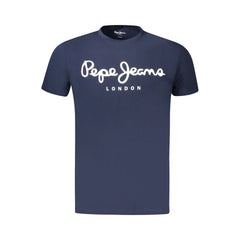 Pepe Jeans Blue Cotton Men T-Shirt - XL