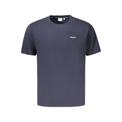 Pepe Jeans Blue Organic Cotton Men T-Shirt - T-Shirts