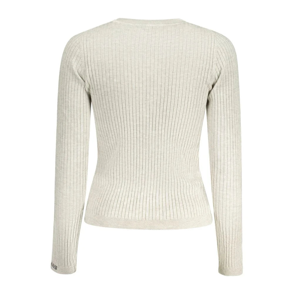 Pepe Jeans Gray Cotton Women Sweater - Sweaters
