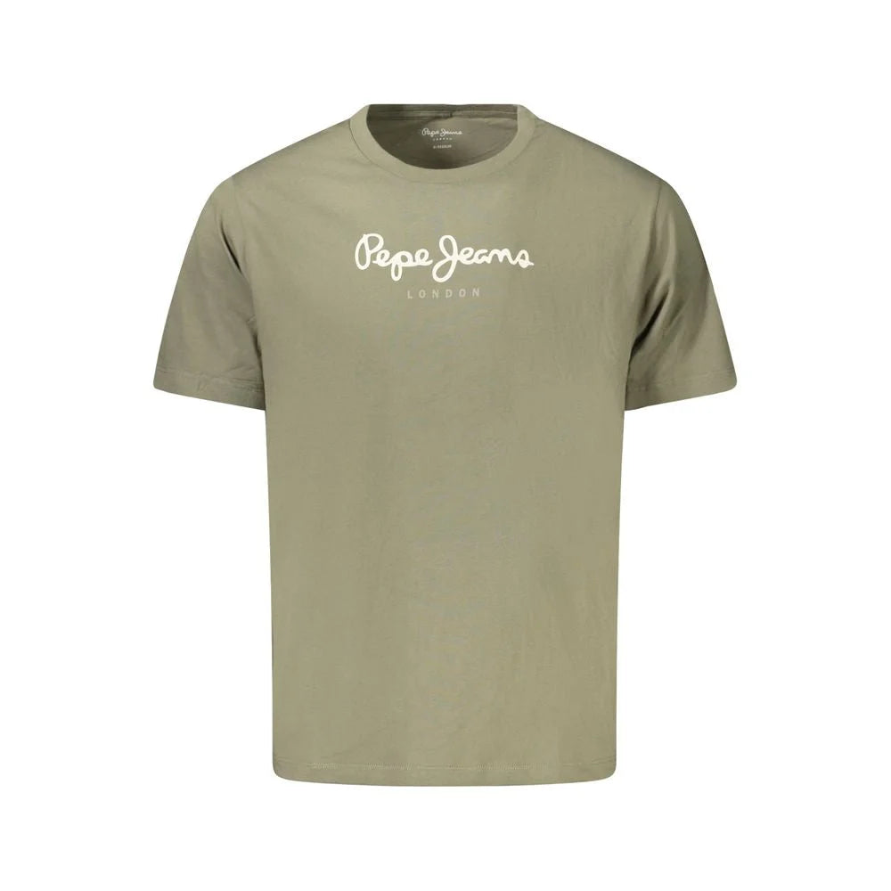 Pepe Jeans Green Cotton Men T-Shirt - XL
