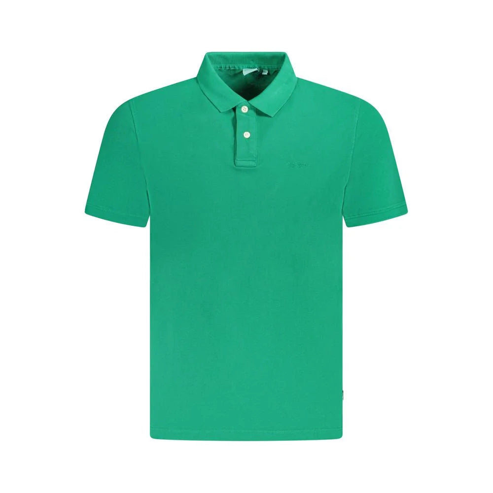 Pepe Jeans Green Cotton Polo Shirt - S