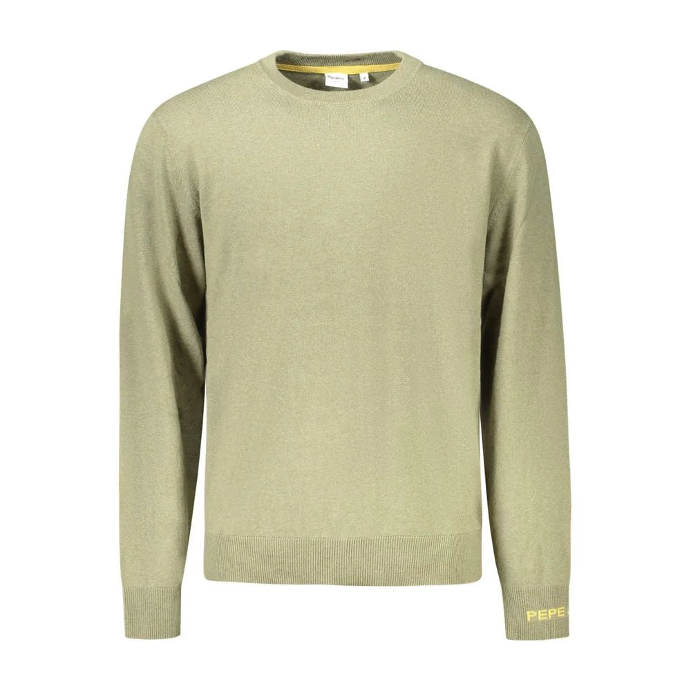Pepe Jeans Green Cotton Sweater - Sweaters