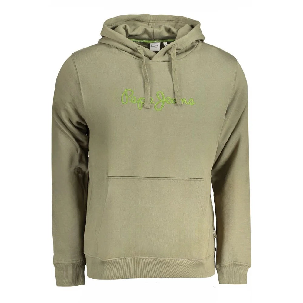 Pepe Jeans Green Organic Cotton Men Sweater - Hoodies