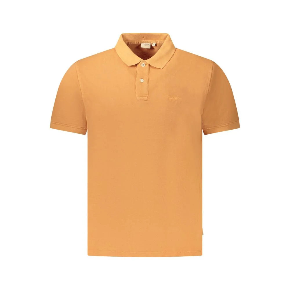 Pepe Jeans Orange Cotton Men Polo Shirt - Polos