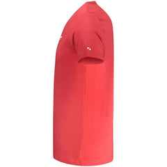 Pepe Jeans Red Cotton Men T-Shirt - XL - T-Shirts