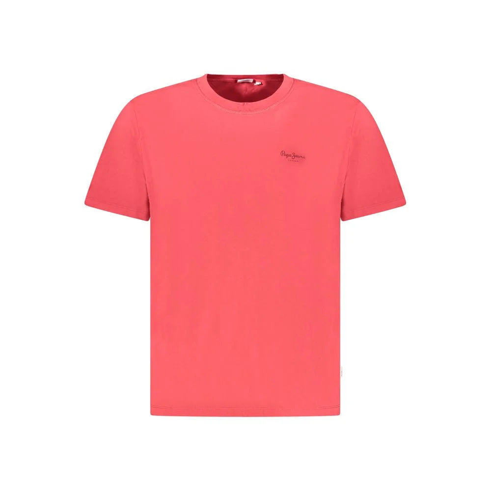 Pepe Jeans Red Cotton T-Shirt - T-Shirts