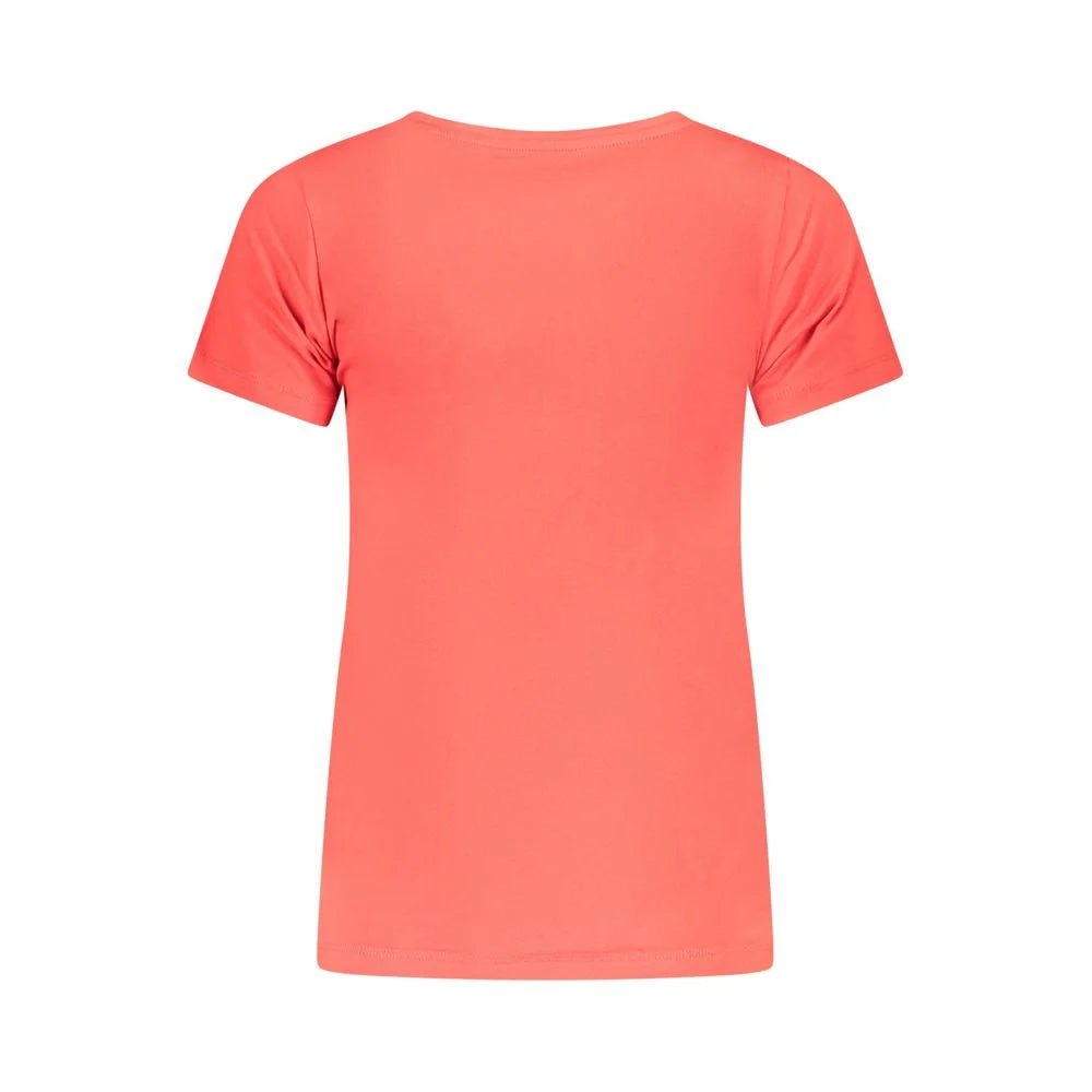 Pepe Jeans Red Cotton Women T-Shirt - S - T-Shirts