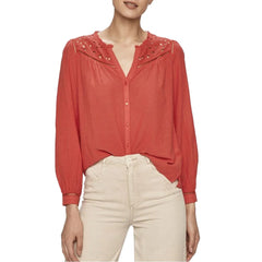 Pepe Jeans Red Viscose Shirt - 40
