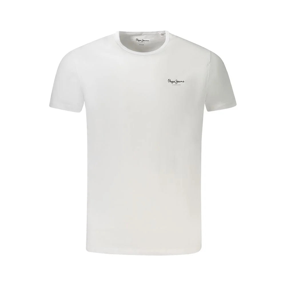Pepe Jeans White Cotton Men T-Shirt - XL