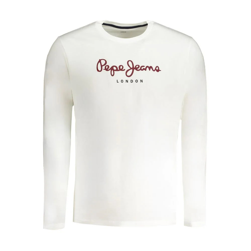 Pepe Jeans White Cotton T-Shirt - T-Shirts