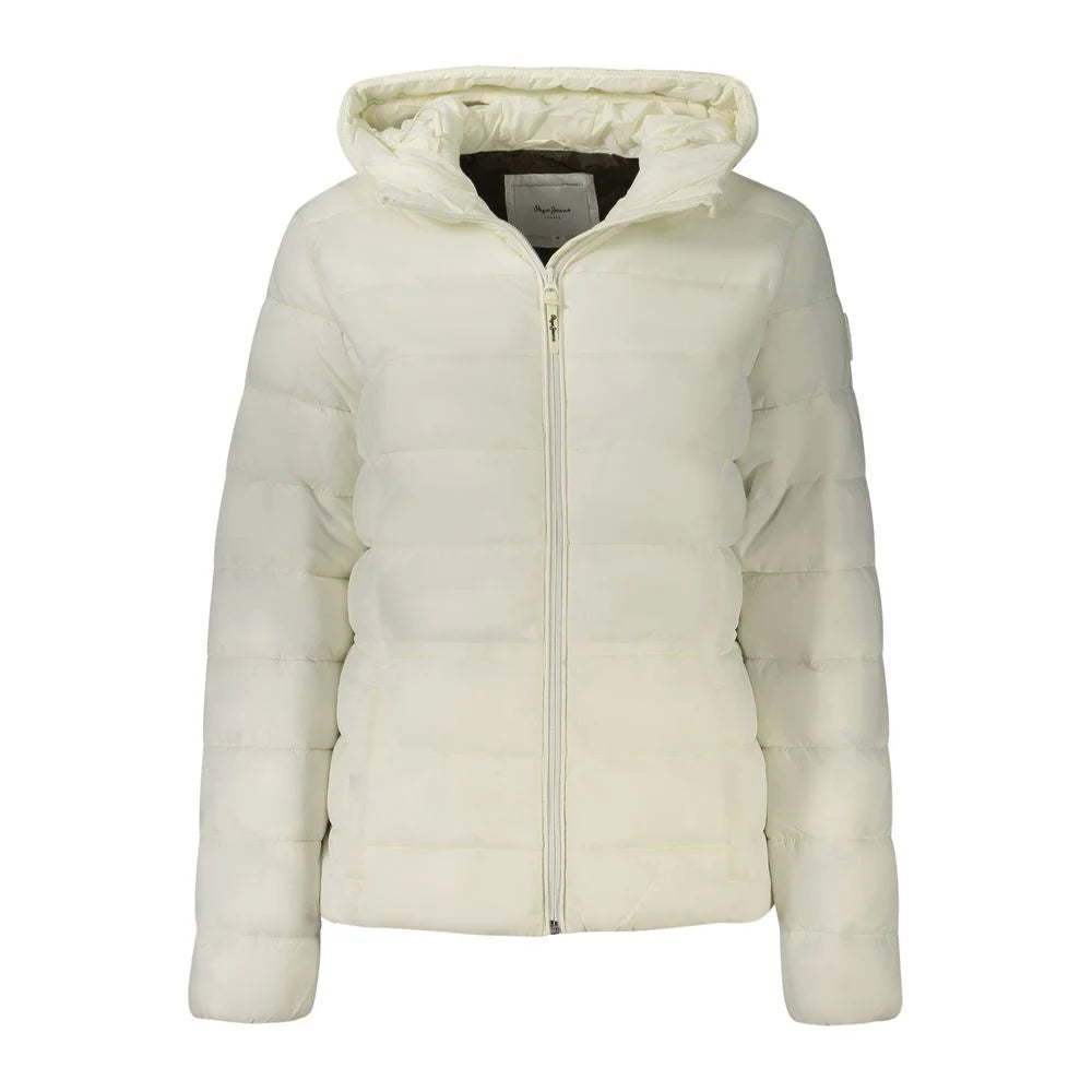 Pepe Jeans White Polyamide Jackets & Coat - L