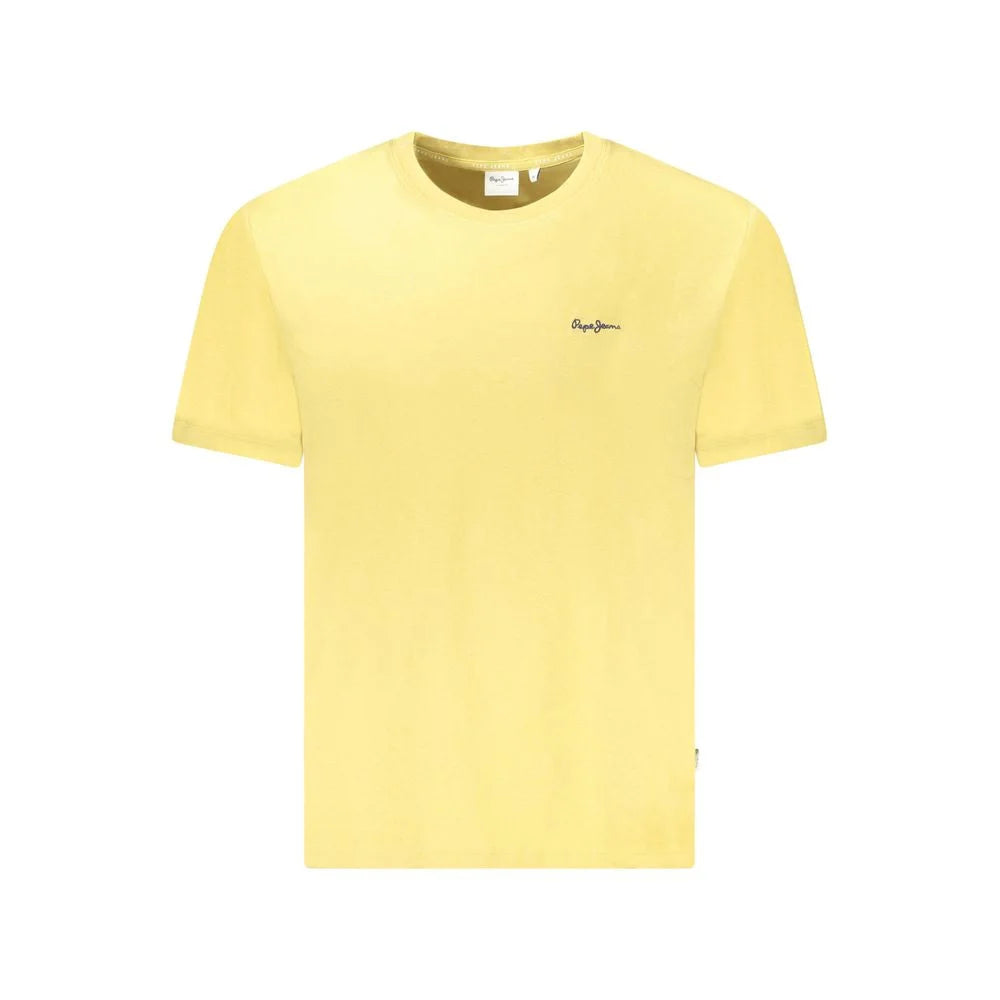 Pepe Jeans Yellow Cotton Men T-Shirt