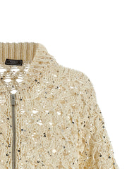Peserico Beige Cotton Cardigan