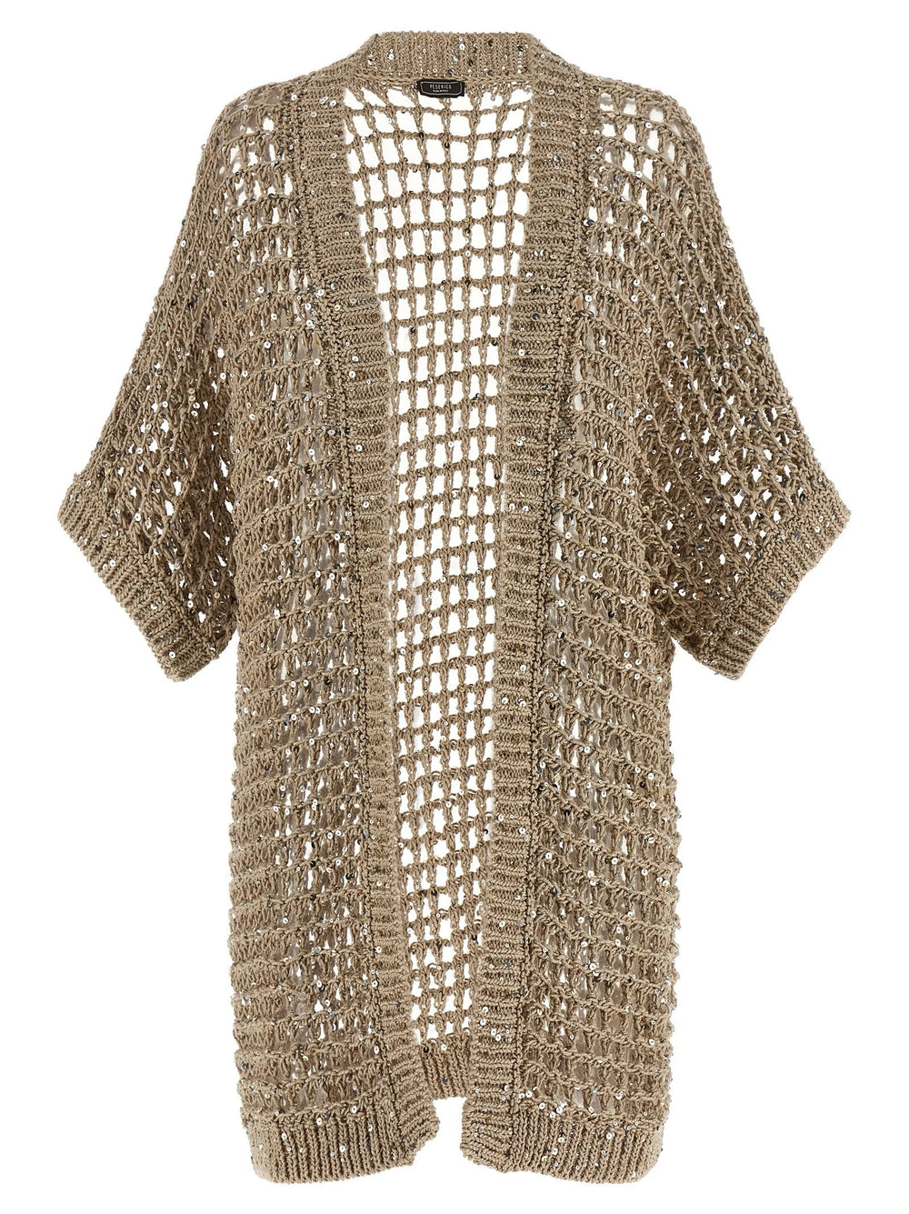 Peserico Beige Cotton Cardigan - IT44