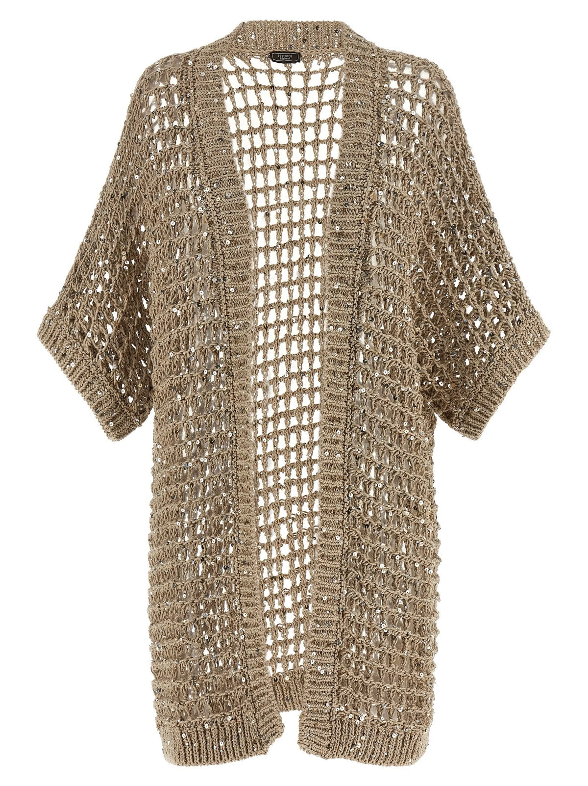 Peserico Beige Cotton Cardigan - IT44