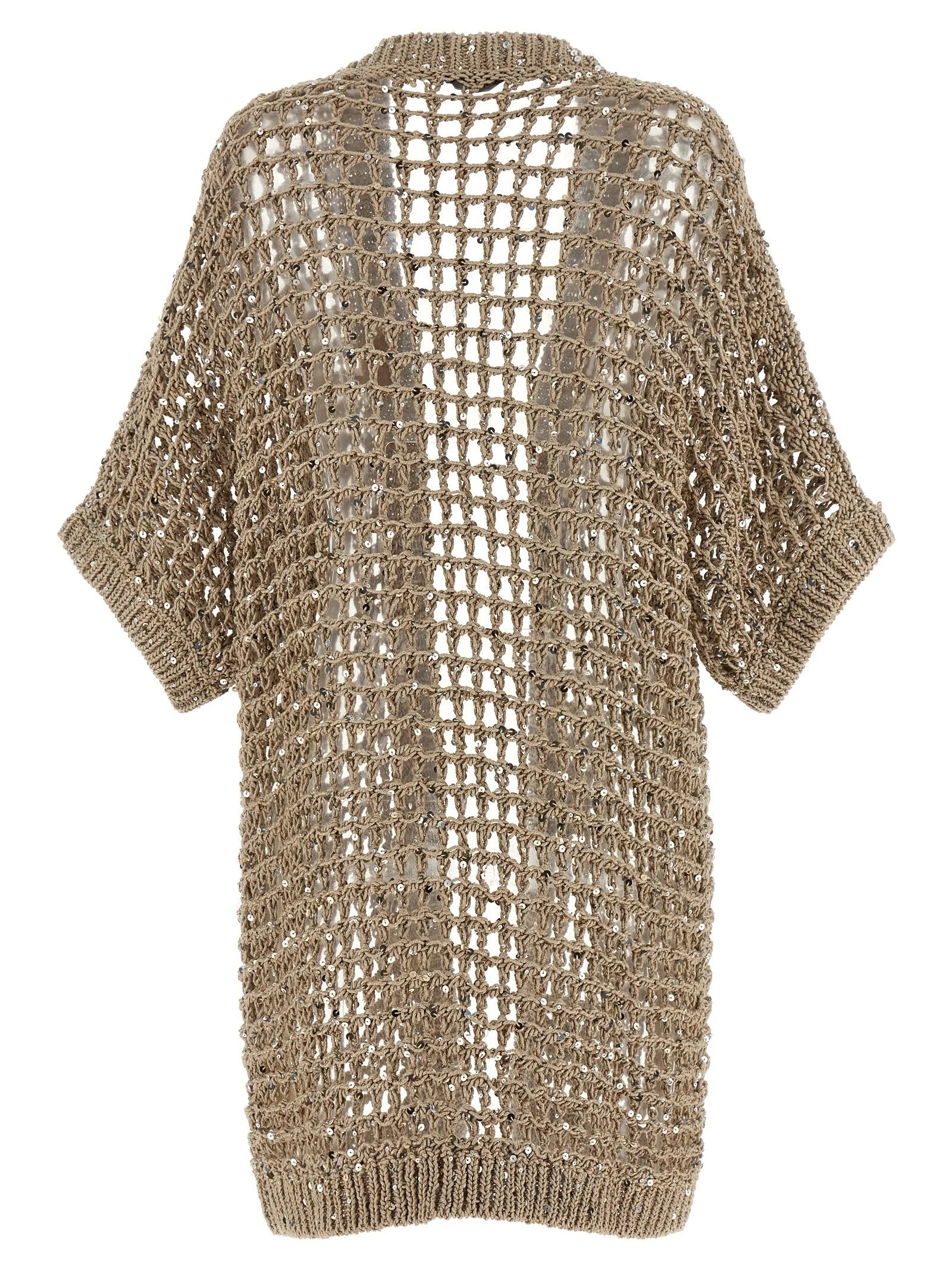 Peserico Beige Cotton Cardigan - IT44