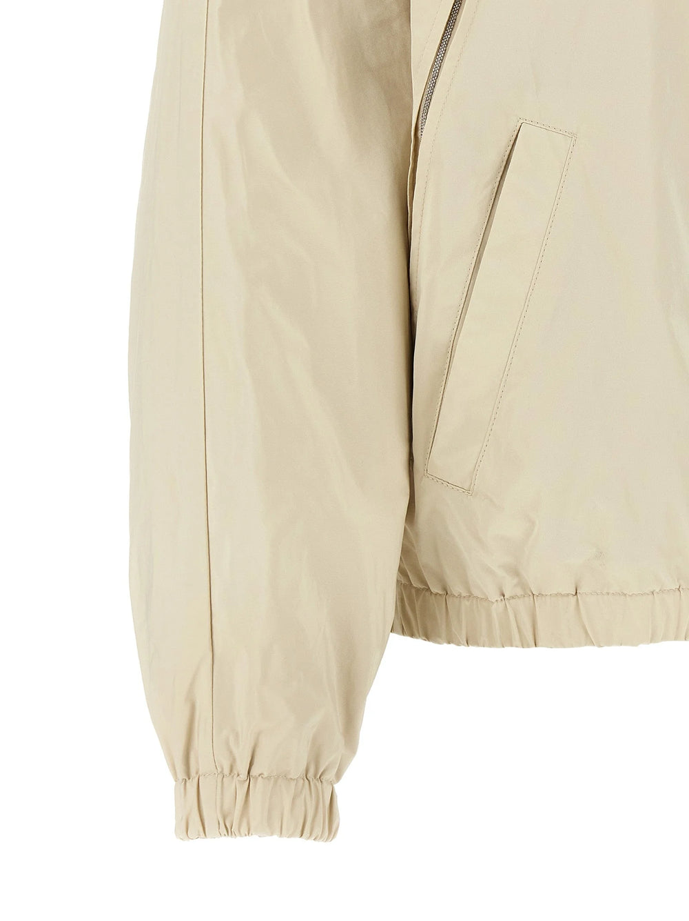 Peserico Beige Polyester Shell Jacket - IT46