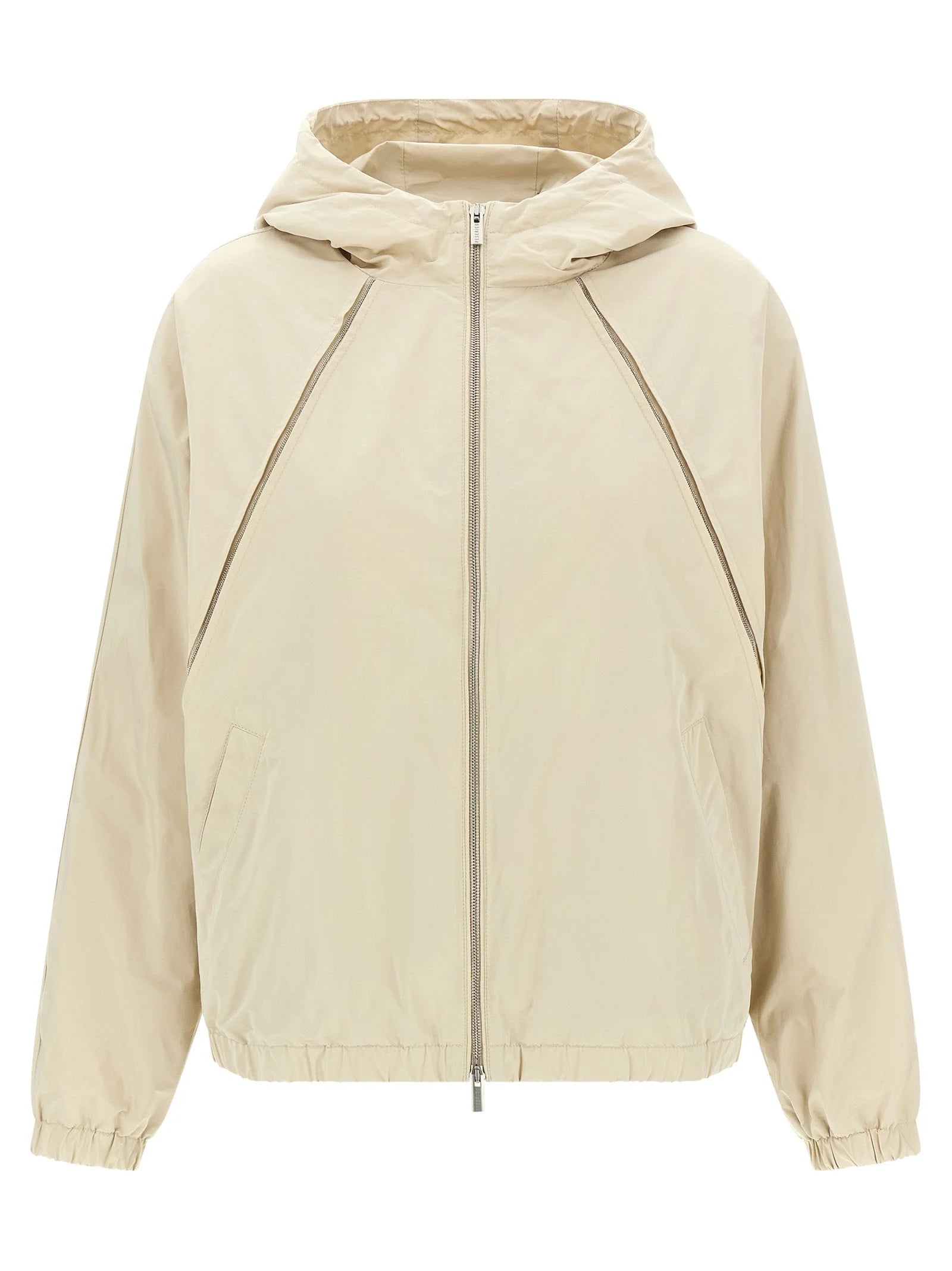 Peserico Beige Polyester Shell Jacket - IT46