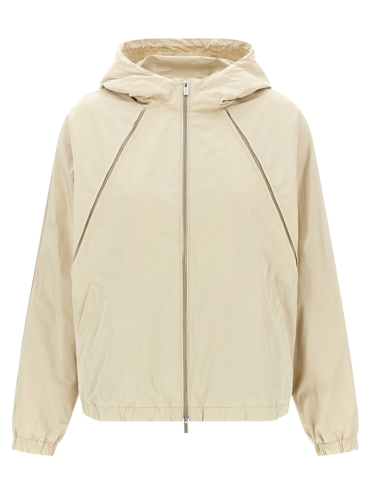 Peserico Beige Polyester Shell Jacket - IT46