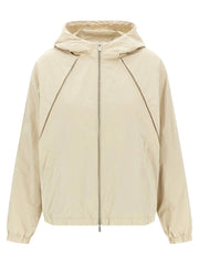 Peserico Beige Polyester Shell Jacket - IT46
