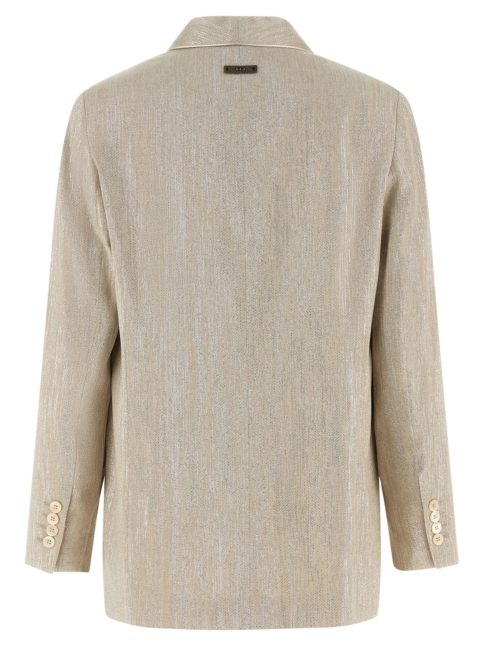 Peserico Beige Viscose Blazer