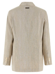 Peserico Beige Viscose Blazer
