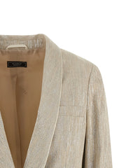 Peserico Beige Viscose Blazer