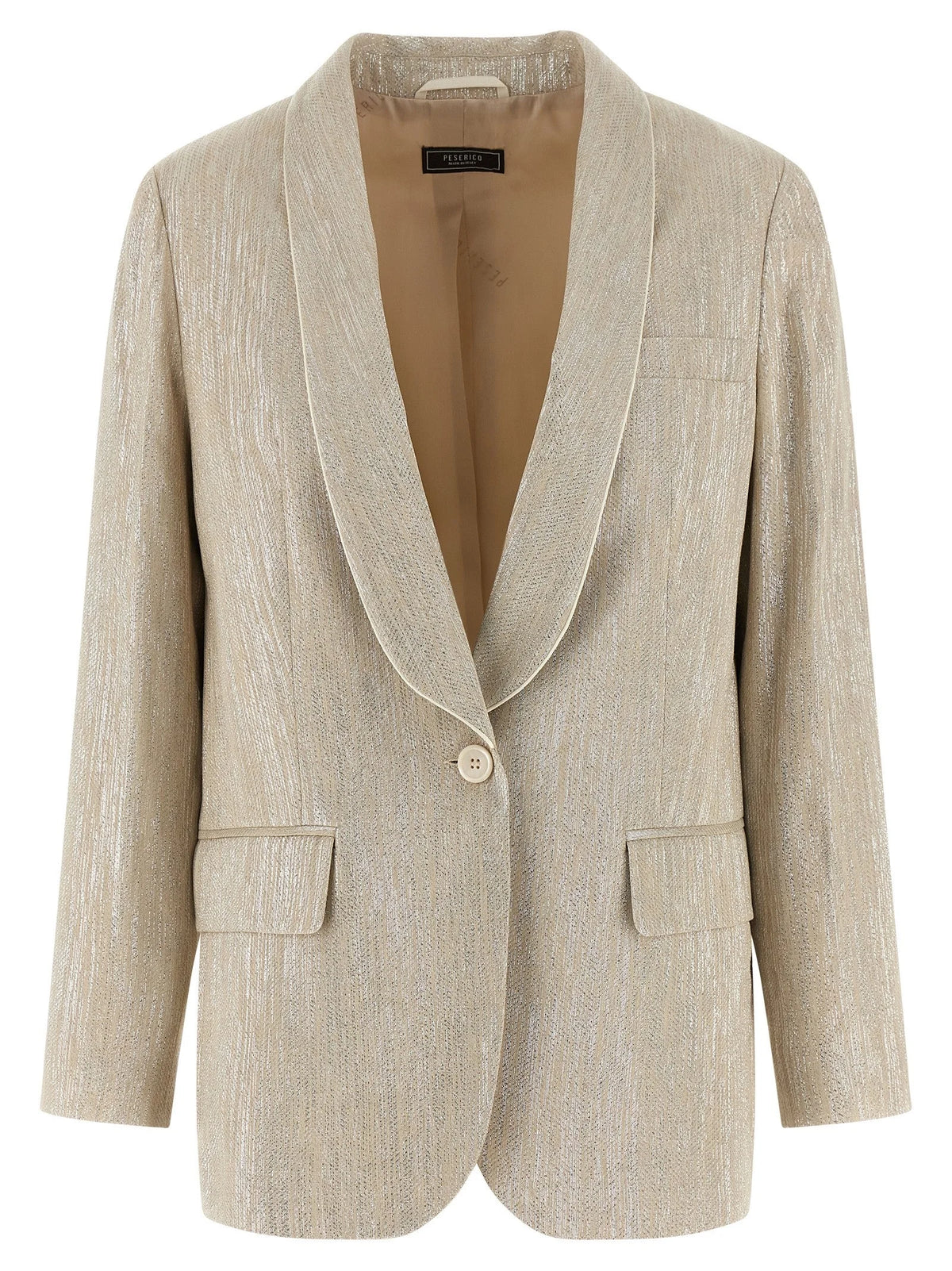 Peserico Beige Viscose Blazer