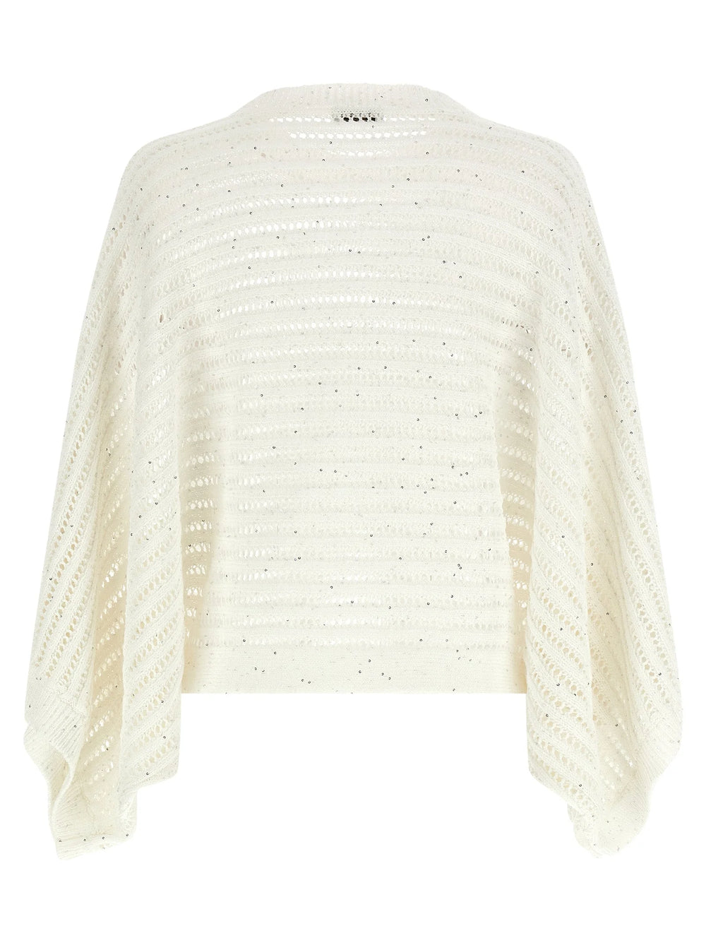 Peserico White Cotton Cardigan