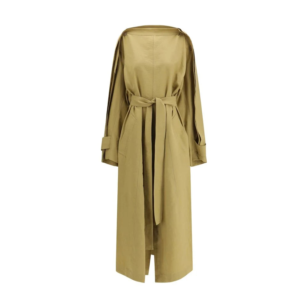 Petar Petrov Beige Lyocell Trench Coat - Trench Coats