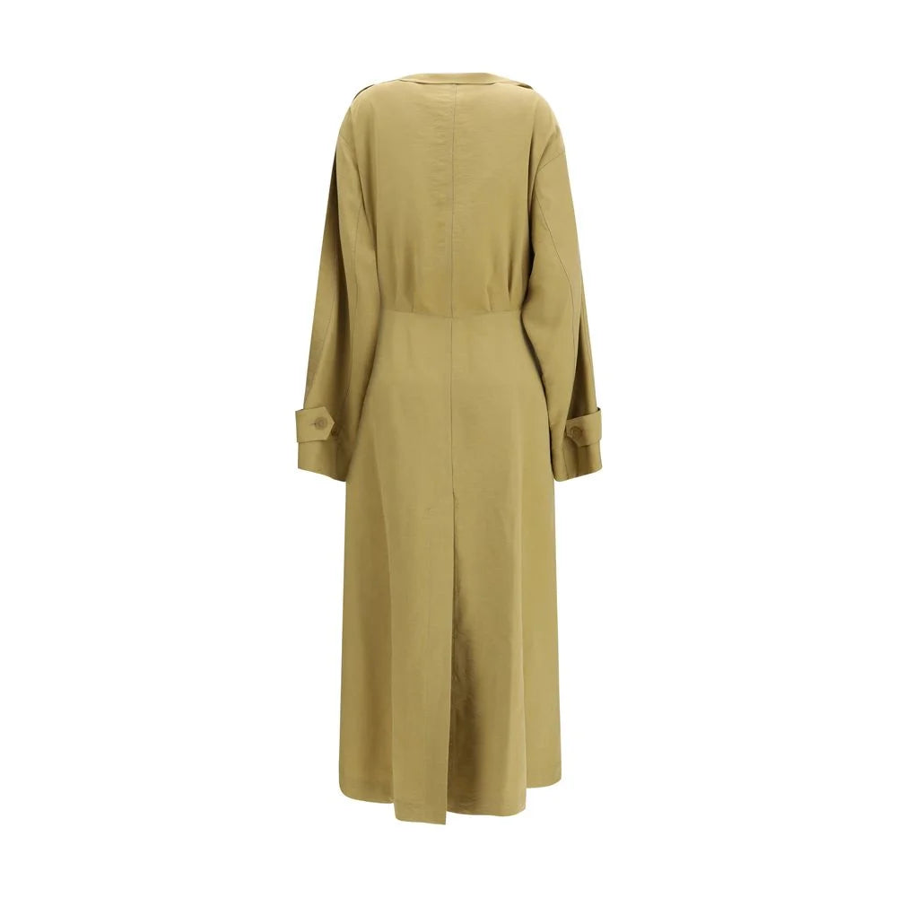 Petar Petrov Beige Lyocell Trench Coat - Trench Coats