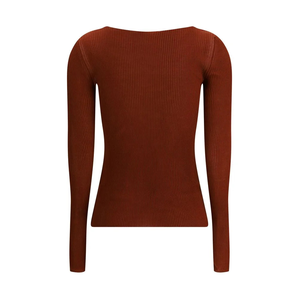 Petar Petrov Orange Silk Top