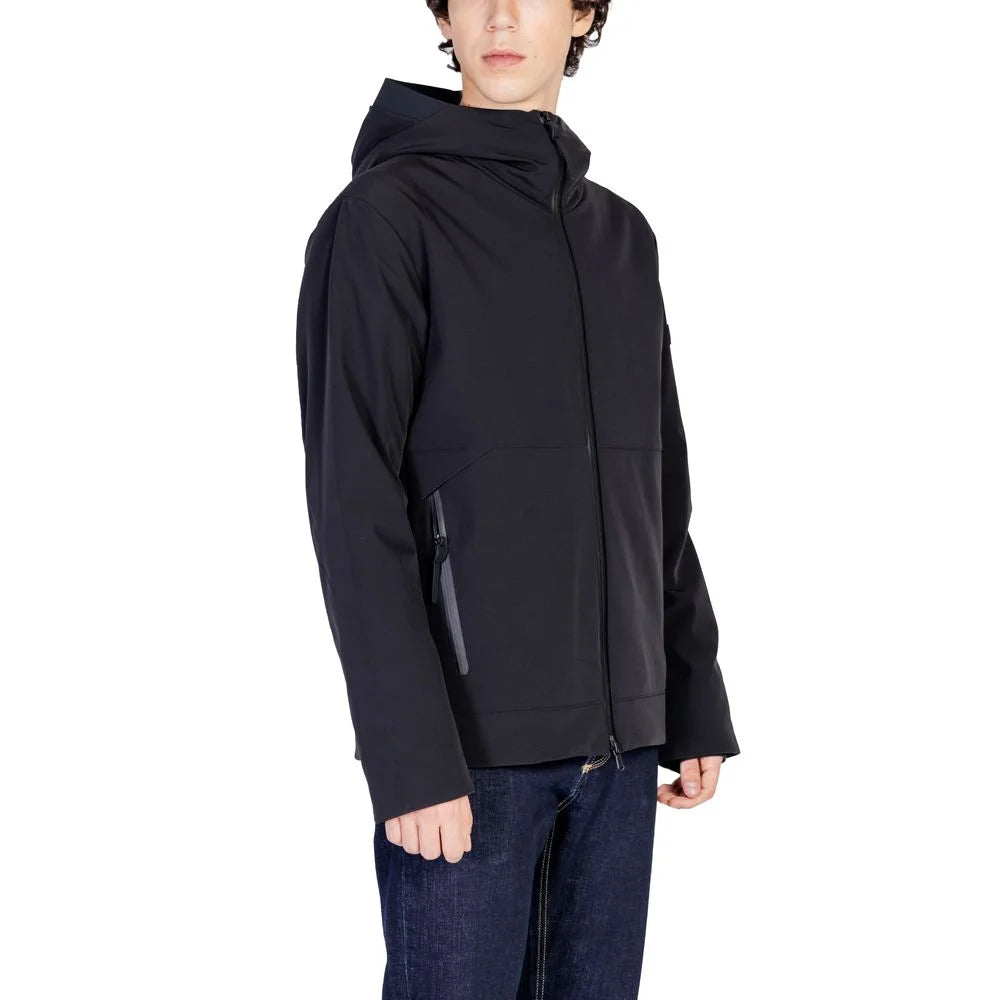 Peuterey Black Polyamide Jackets & Coat - IT54 | XXL