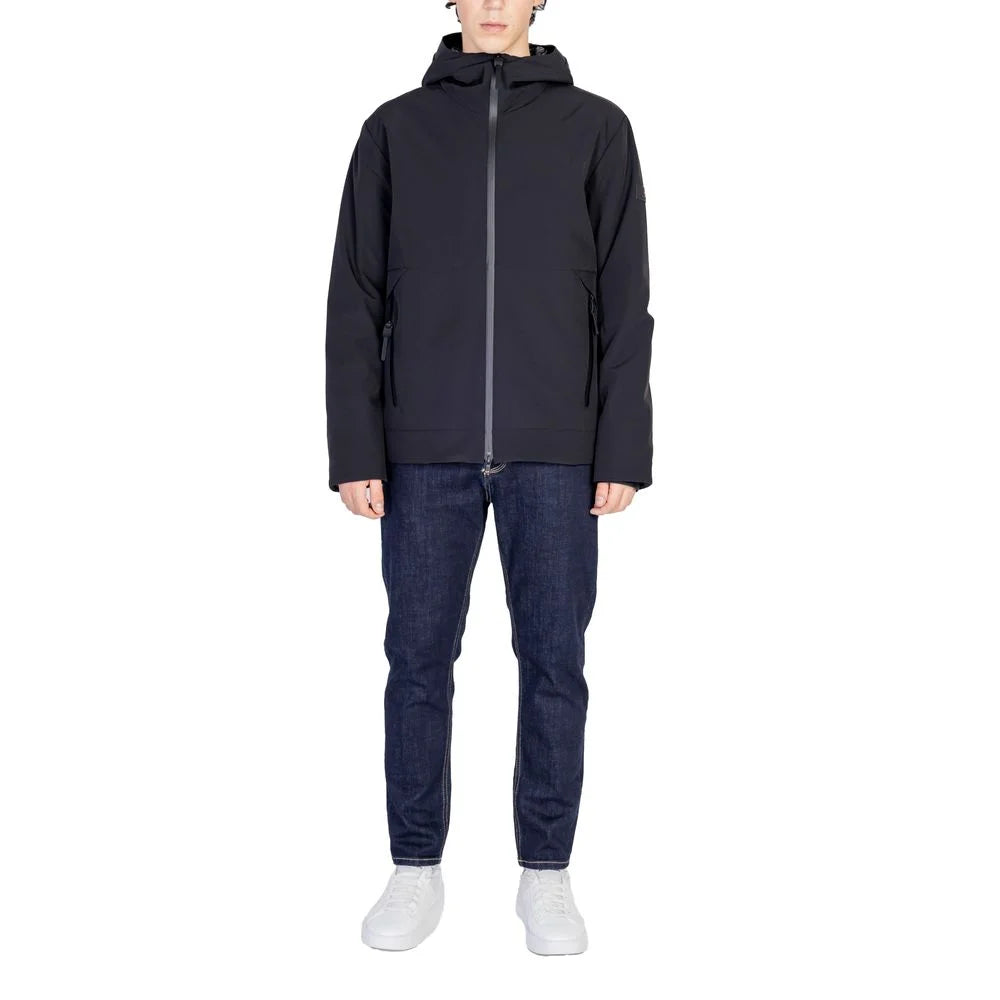 Peuterey Black Polyamide Jackets & Coat - IT54 | XXL