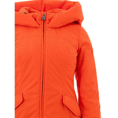 Peuterey Elegant Orange Polyester Jacket for Women - IT42|M - Sport Jackets
