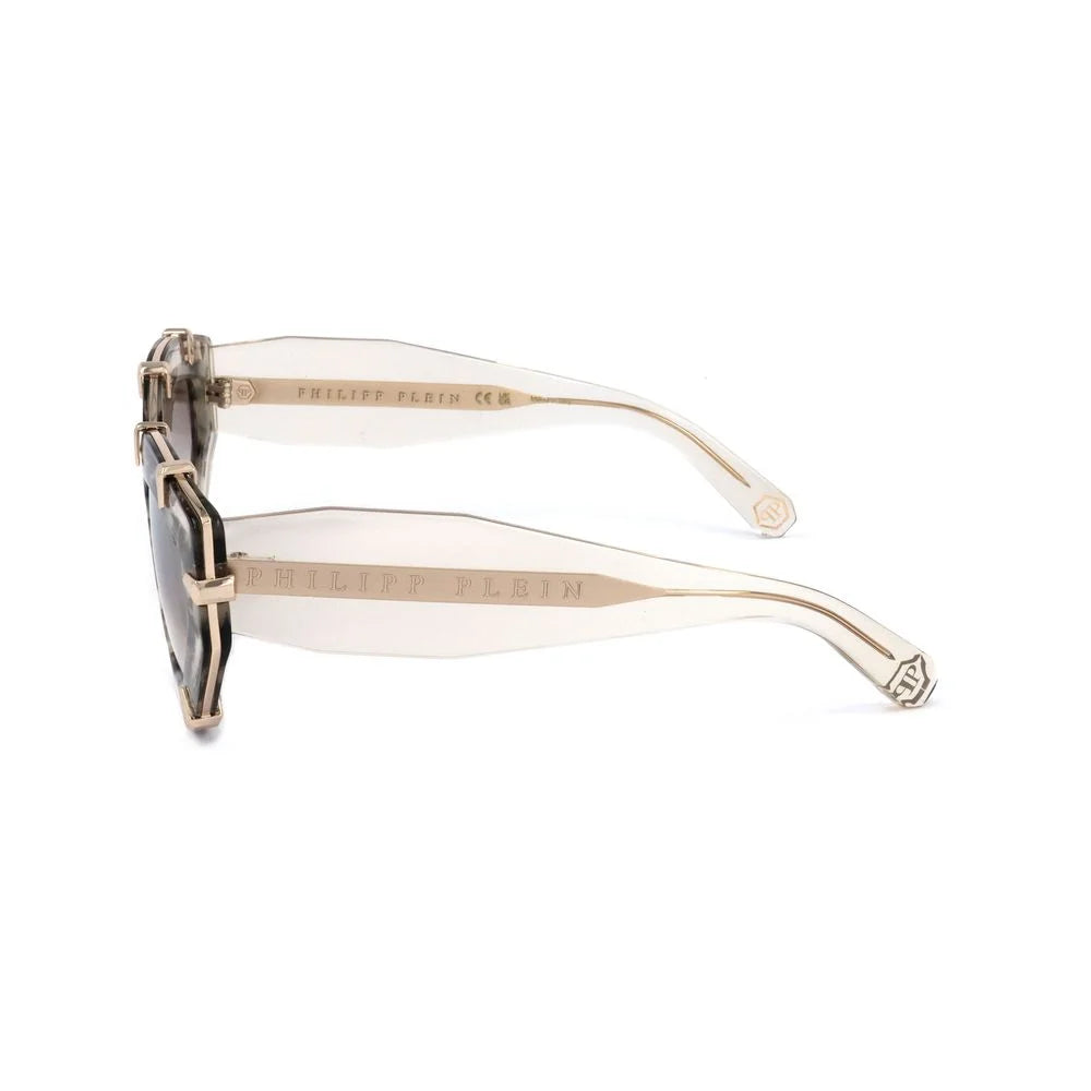 Philipp Plein Beige Acetate Sunglasses