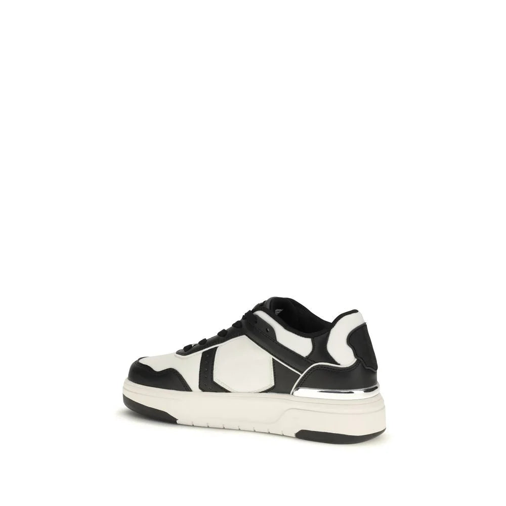 Philipp Plein נעלי ספורט אטלטית מעור פרה שחור Bos Taurus - נעלי ספורט
