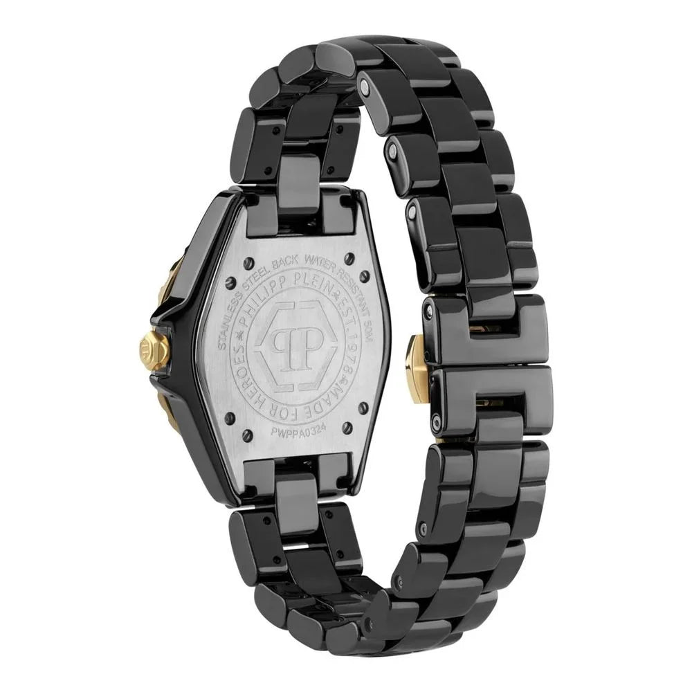Philipp Plein Black Ceramic Dress Watch
