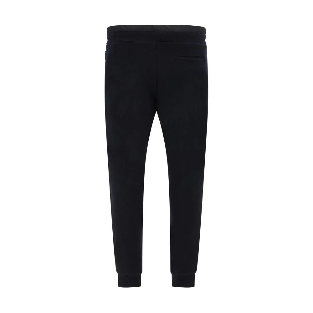 Philipp Plein Black Cotton Joggers (Workout Pants)