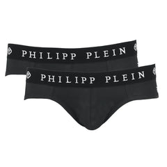 Philipp Plein Black Cotton Men Boxer Short Pack - XL - Boxer Shorts