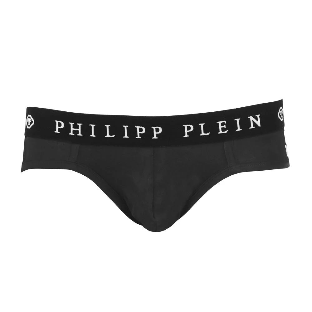 Philipp Plein Black Cotton Men Boxer Short Pack - XL - Boxer Shorts