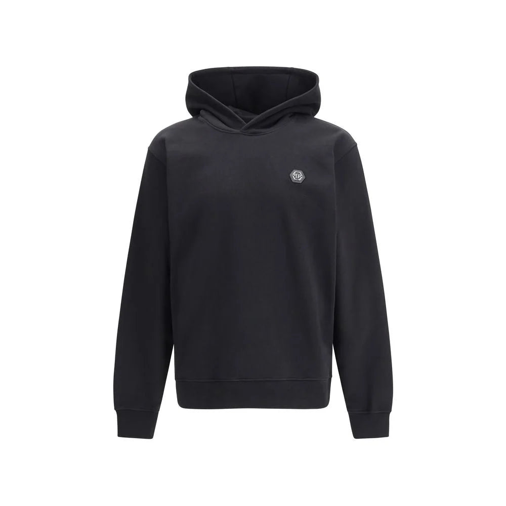 Philipp Plein Black Cotton Sweatshirt