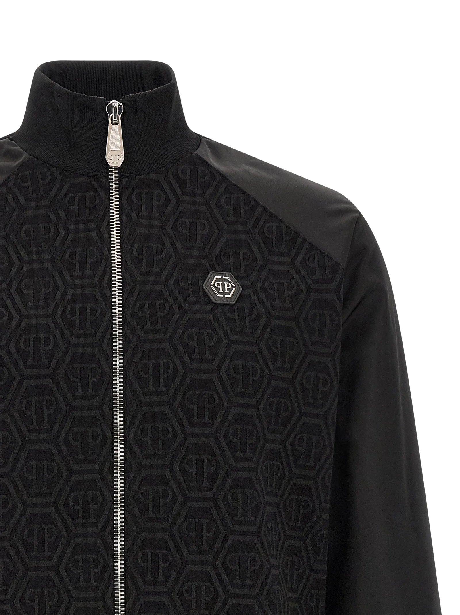 Philipp Plein סווטשירט כותנה שחור