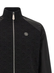 Philipp Plein סווטשירט כותנה שחור