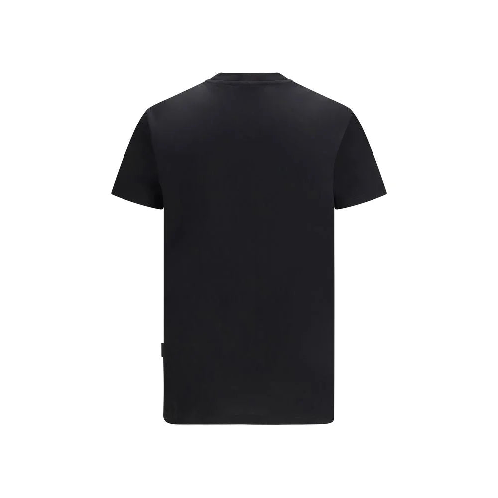 Philipp Plein Black Cotton T-Shirt
