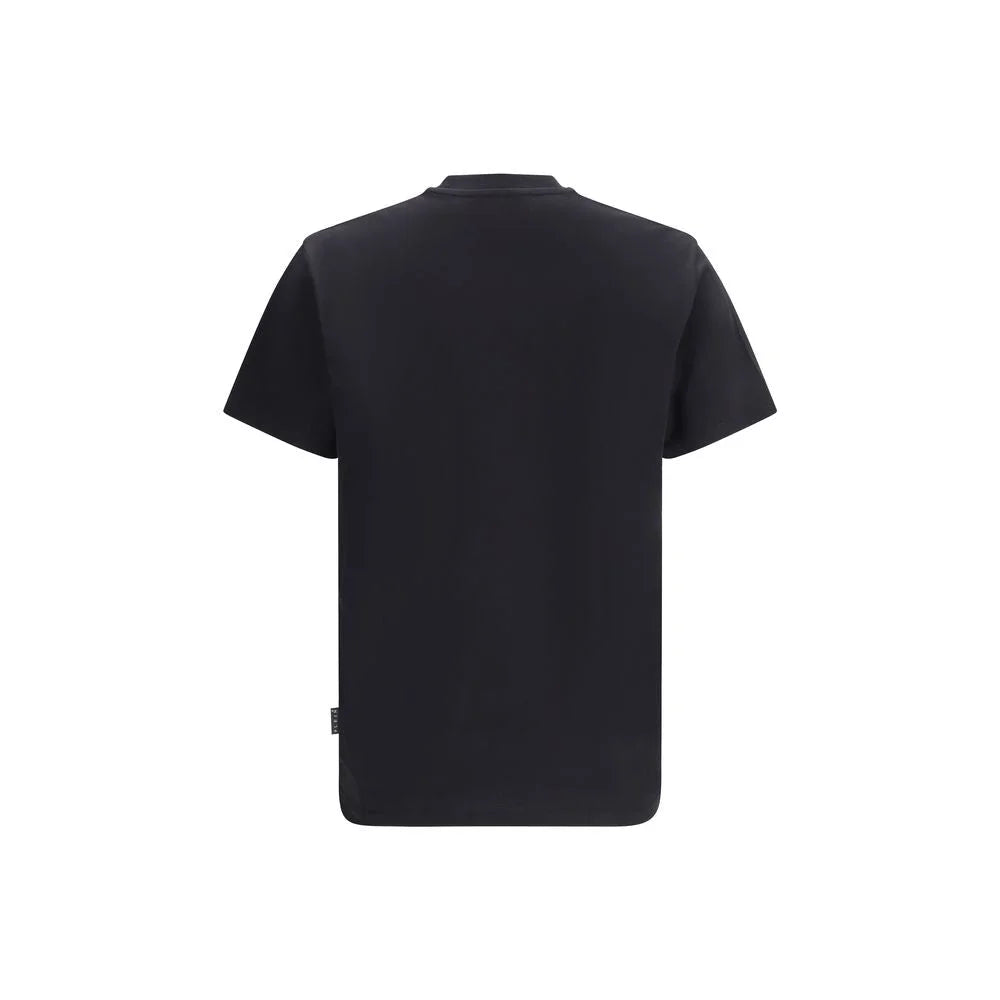 Philipp Plein Black Cotton T-Shirt
