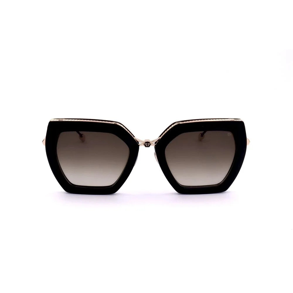 Philipp Plein Black Metal Sunglasses