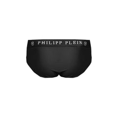 Philipp Plein Black Polyamide Men Swimwear - Swim Briefs