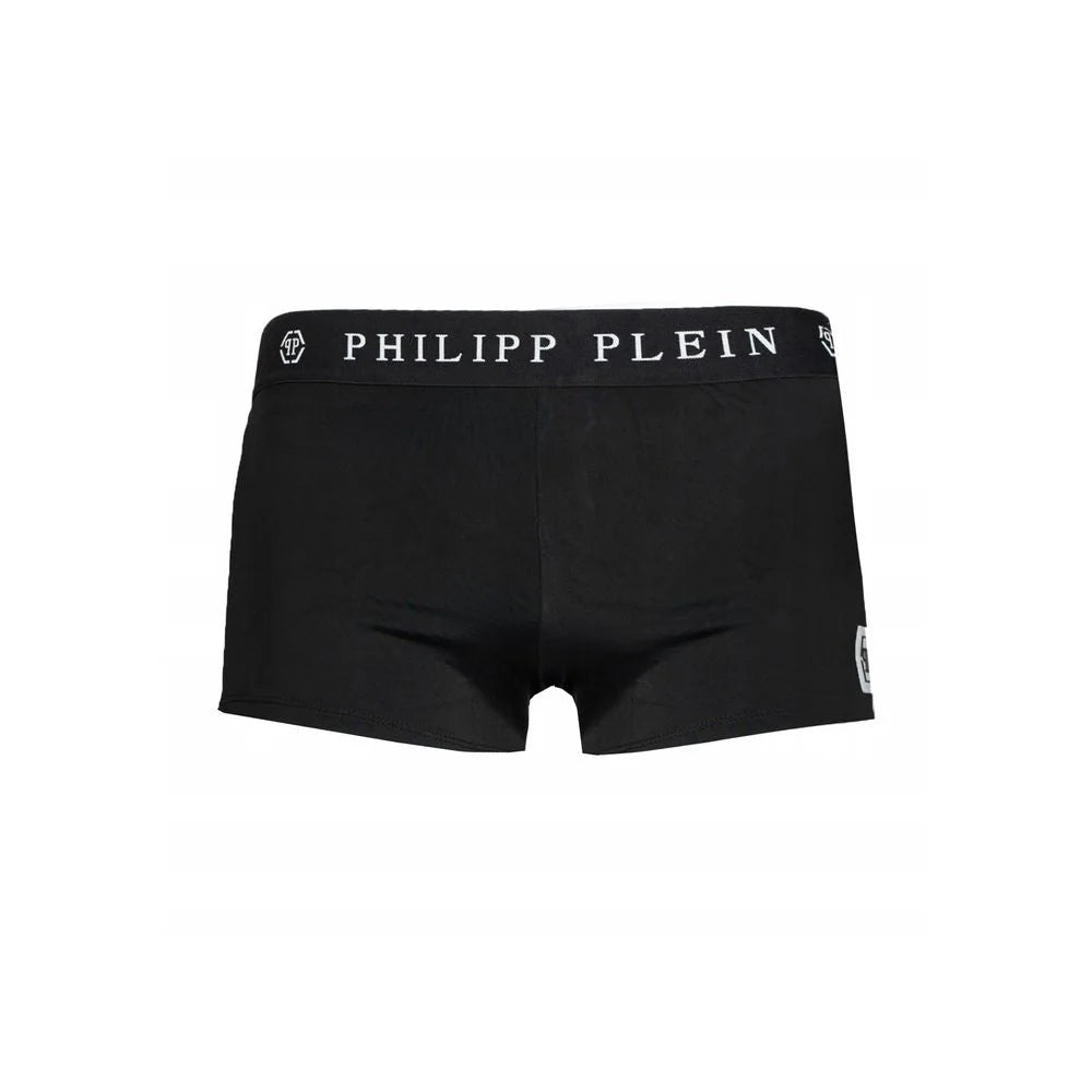 Philipp Plein Black Polyamide Men’s Swimwear - Swimwear